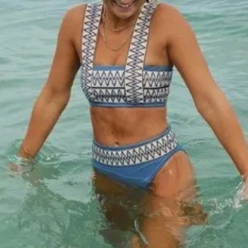 Elysiian Swim Blue Catalina Bikini Set (XS)